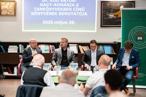 Köő Artúr Nagy-Románia a tankönyvekben könyvének bemutatója - NITK-1